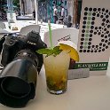 EU ESP VAL Valencia 2017JUL19 010  I walked across Plaça del Dr. Collado to the   Blanquita Bar   and settled in for the afternoon of relaxing and serious people watching, with some awesome mango mojito’s. It's important to get your full daily intake of fresh fruit, no matter the method I reckon. : 2017, 2017 - EurAisa, Blanquita Bar, DAY, Europe, July, Southern Europe, Spain, València, Valèncian Community, Wednesday